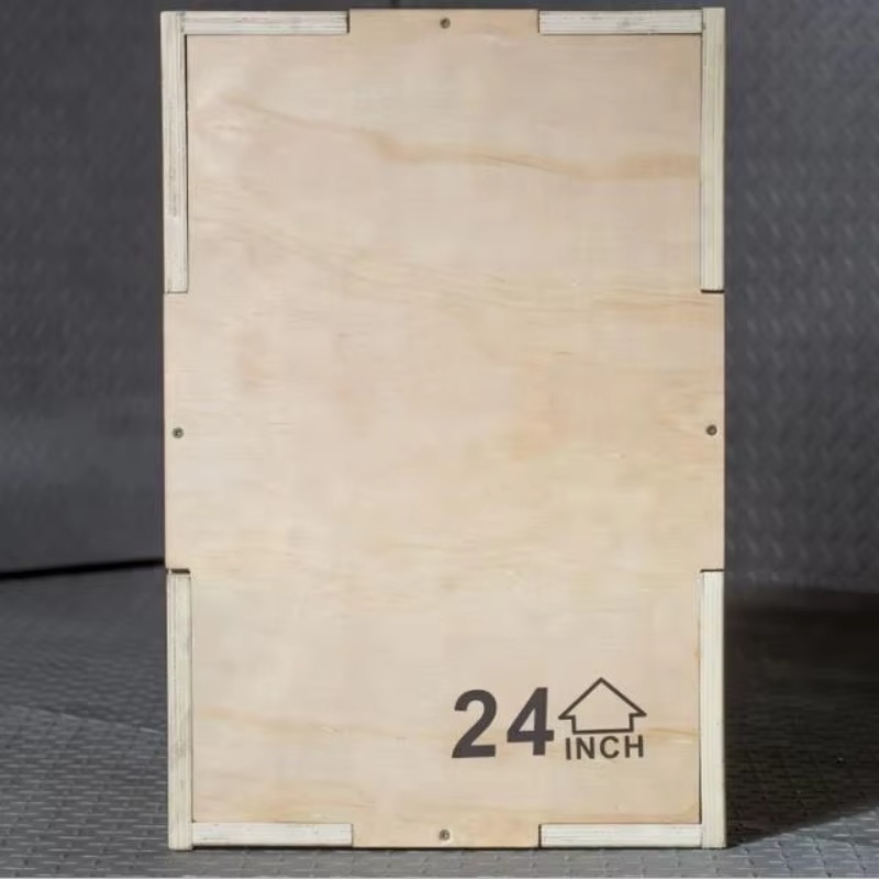 Crossfit Training - 2026 3-in-1 houten plyometrische jumpbox voor