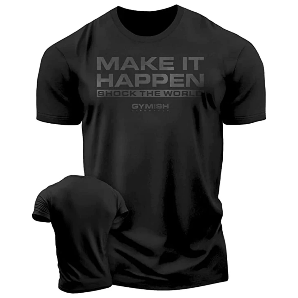 Crossfit Mayhem - Zomerse 3D-geprinte grote heren-T-shirts met elasticiteit