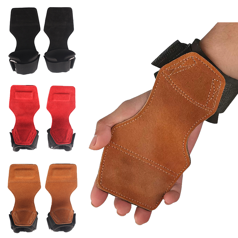 Gear For Crossfit - Dikke leren gewichthefhandschoenen, handpalm beschermers, antisliphandschoenen,